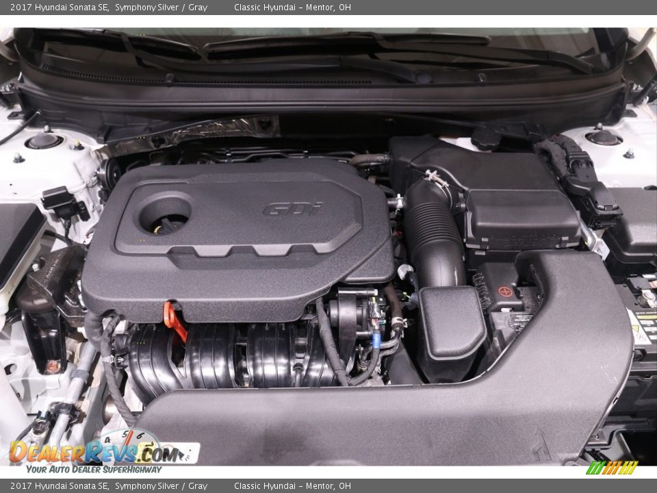 2017 Hyundai Sonata SE Symphony Silver / Gray Photo #18