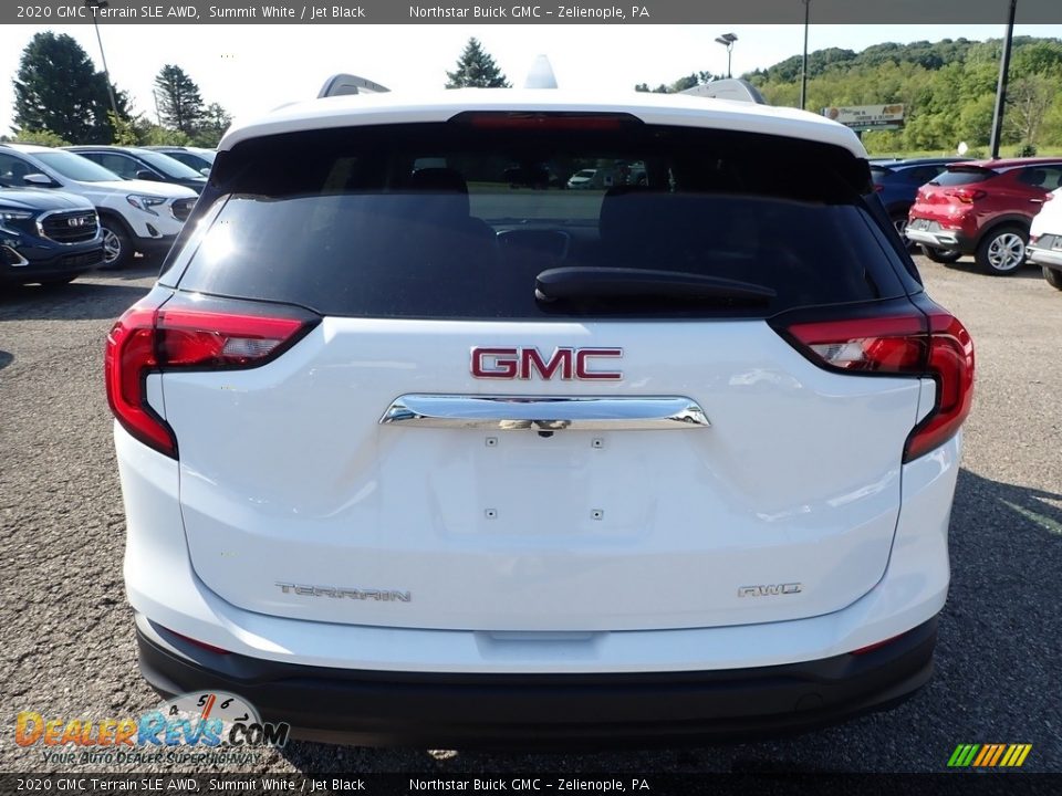 2020 GMC Terrain SLE AWD Summit White / Jet Black Photo #6