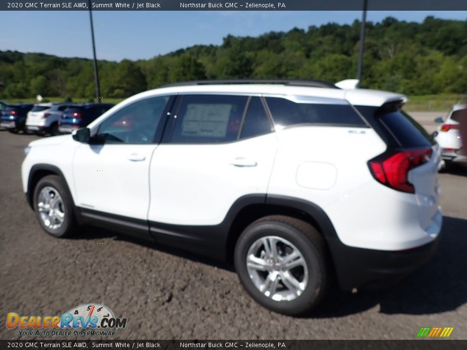 2020 GMC Terrain SLE AWD Summit White / Jet Black Photo #8