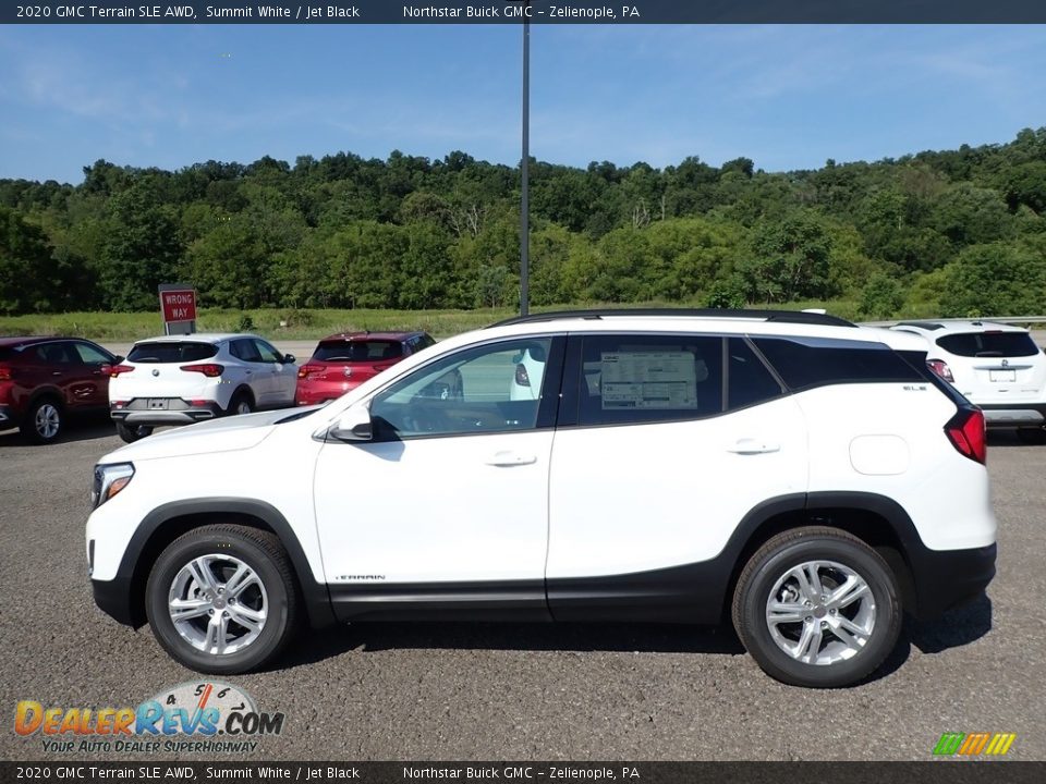 2020 GMC Terrain SLE AWD Summit White / Jet Black Photo #9