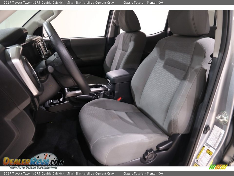 2017 Toyota Tacoma SR5 Double Cab 4x4 Silver Sky Metallic / Cement Gray Photo #5