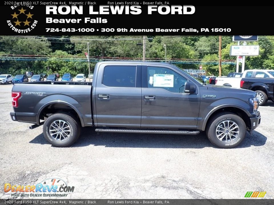2020 Ford F150 XLT SuperCrew 4x4 Magnetic / Black Photo #1