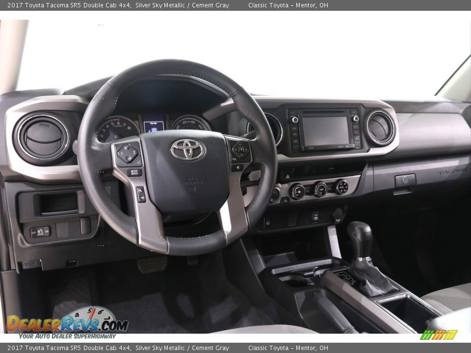 2017 Toyota Tacoma SR5 Double Cab 4x4 Silver Sky Metallic / Cement Gray Photo #6
