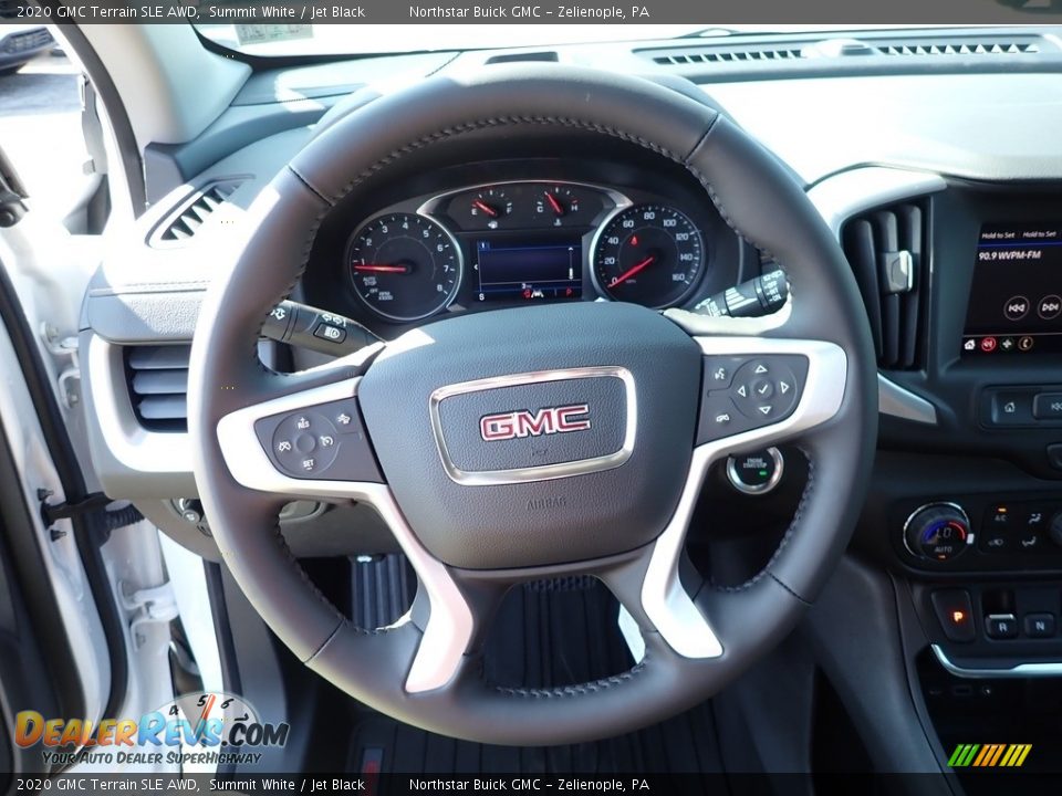 2020 GMC Terrain SLE AWD Summit White / Jet Black Photo #17