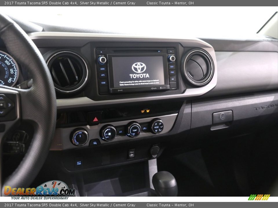 2017 Toyota Tacoma SR5 Double Cab 4x4 Silver Sky Metallic / Cement Gray Photo #9