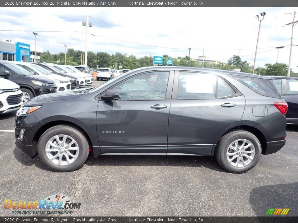 2020 Chevrolet Equinox LS Nightfall Gray Metallic / Ash Gray Photo #3