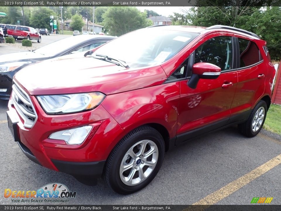 2019 Ford EcoSport SE Ruby Red Metallic / Ebony Black Photo #1