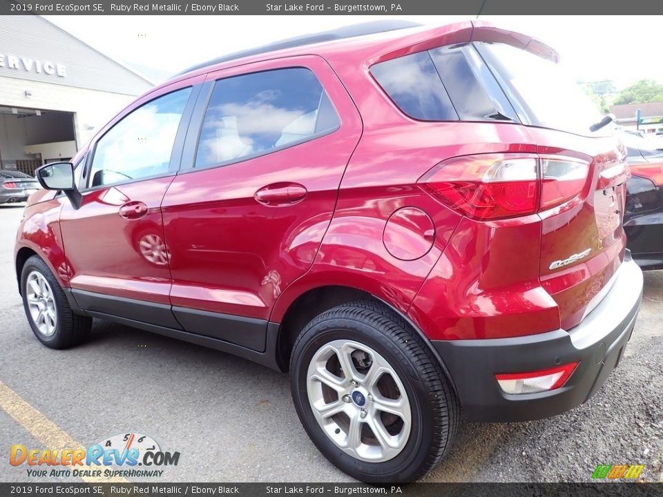 2019 Ford EcoSport SE Ruby Red Metallic / Ebony Black Photo #2