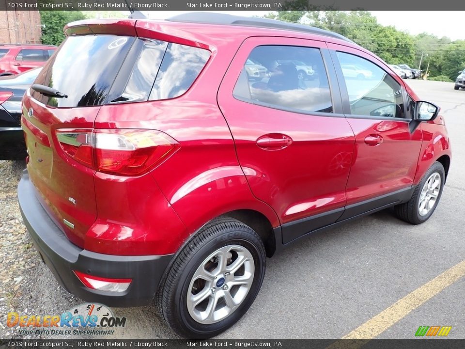 2019 Ford EcoSport SE Ruby Red Metallic / Ebony Black Photo #3