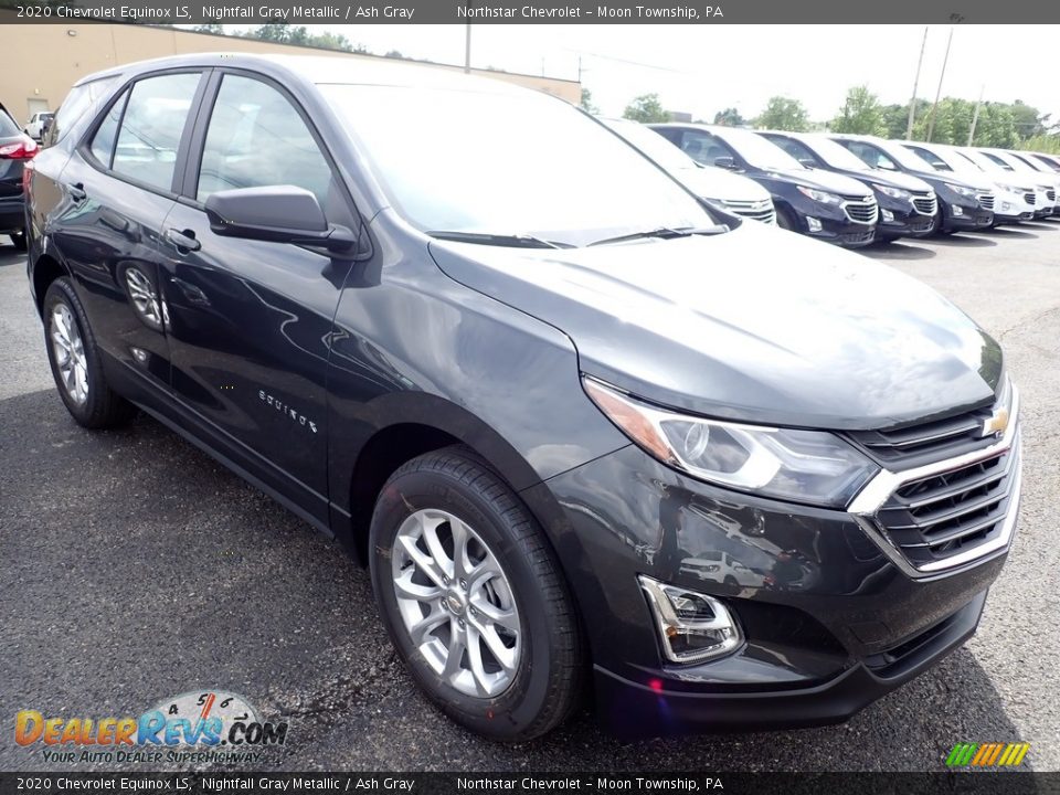 2020 Chevrolet Equinox LS Nightfall Gray Metallic / Ash Gray Photo #8