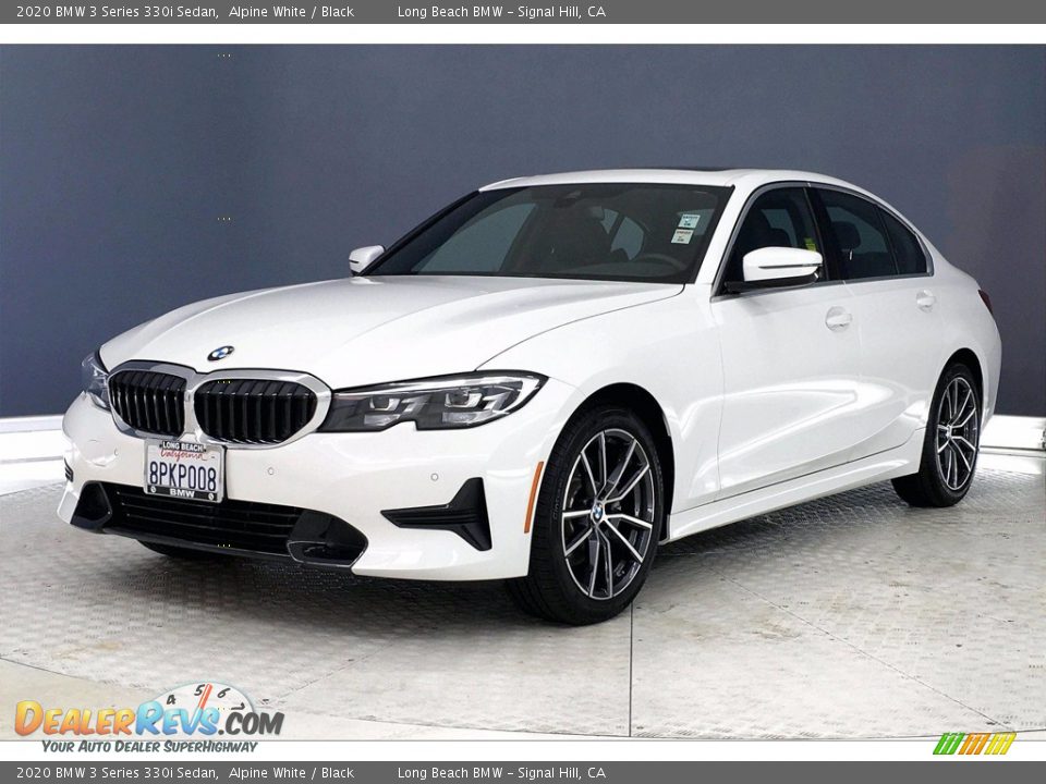 2020 BMW 3 Series 330i Sedan Alpine White / Black Photo #12