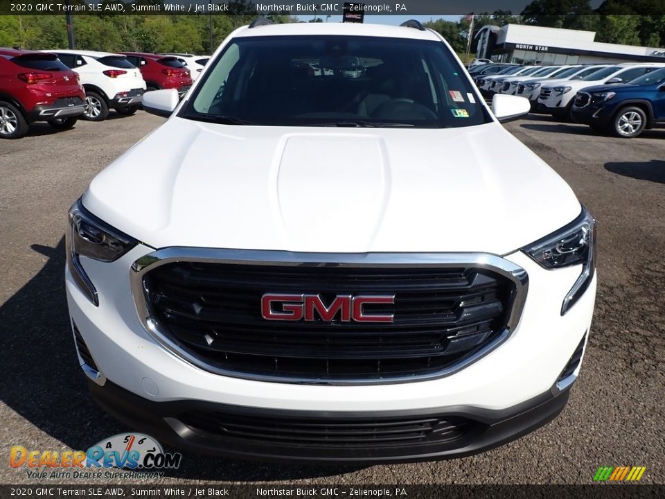 2020 GMC Terrain SLE AWD Summit White / Jet Black Photo #2
