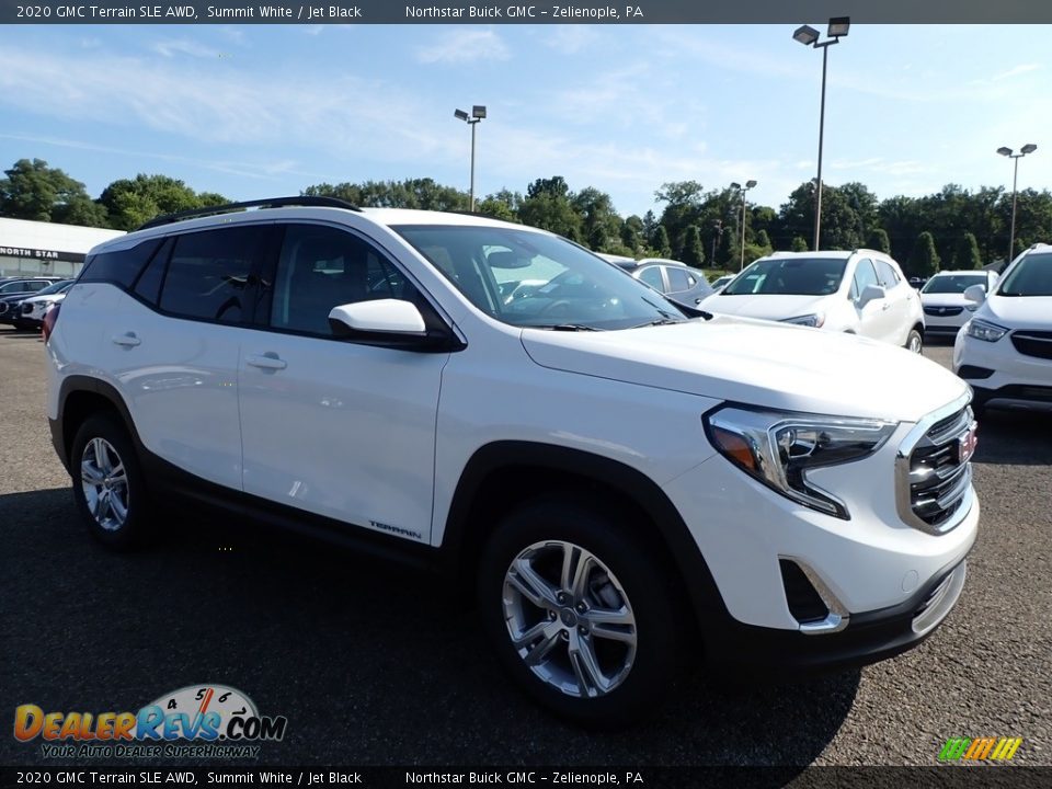 2020 GMC Terrain SLE AWD Summit White / Jet Black Photo #3