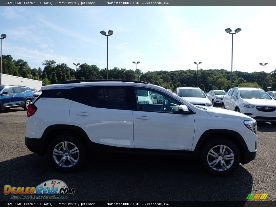 2020 GMC Terrain SLE AWD Summit White / Jet Black Photo #4