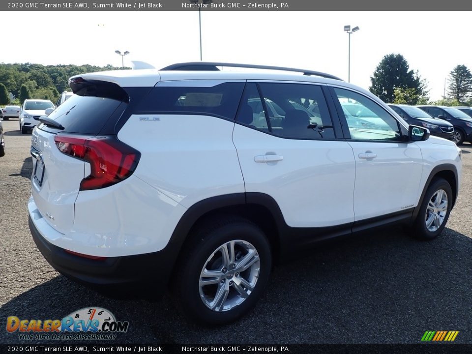 2020 GMC Terrain SLE AWD Summit White / Jet Black Photo #5