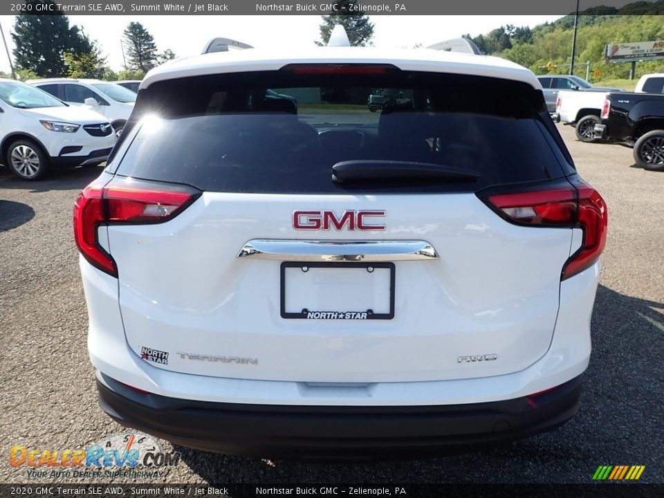 2020 GMC Terrain SLE AWD Summit White / Jet Black Photo #6
