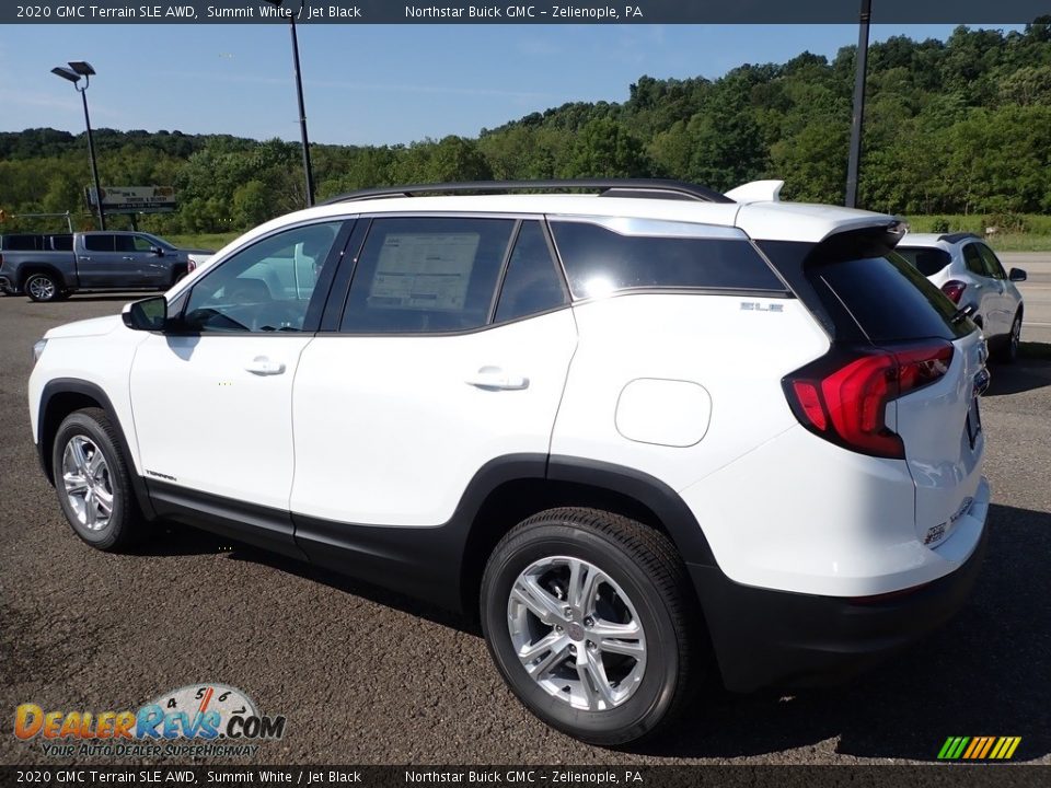 2020 GMC Terrain SLE AWD Summit White / Jet Black Photo #8