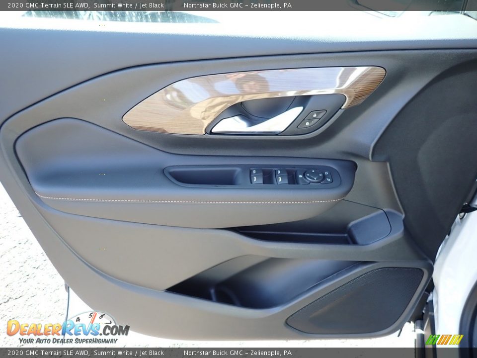 2020 GMC Terrain SLE AWD Summit White / Jet Black Photo #16