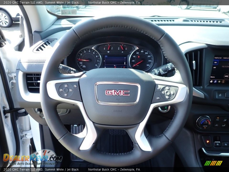 2020 GMC Terrain SLE AWD Summit White / Jet Black Photo #17