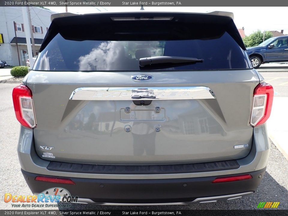 2020 Ford Explorer XLT 4WD Silver Spruce Metallic / Ebony Photo #4