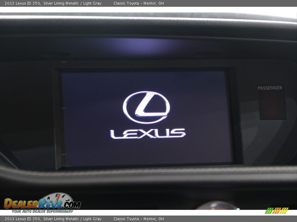 2013 Lexus ES 350 Silver Lining Metallic / Light Gray Photo #10