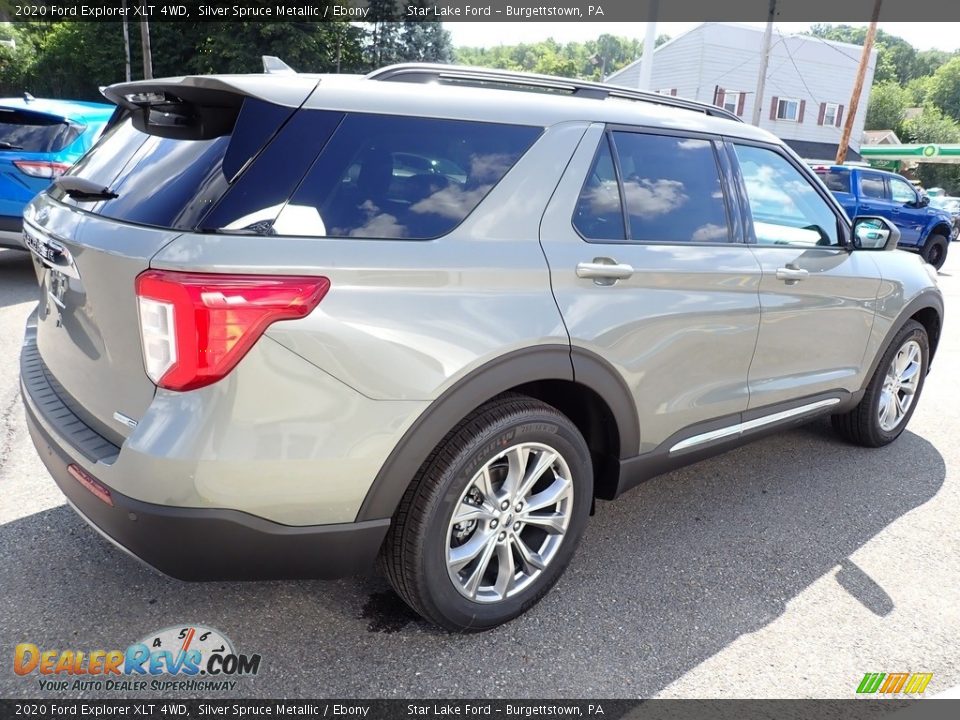 2020 Ford Explorer XLT 4WD Silver Spruce Metallic / Ebony Photo #6