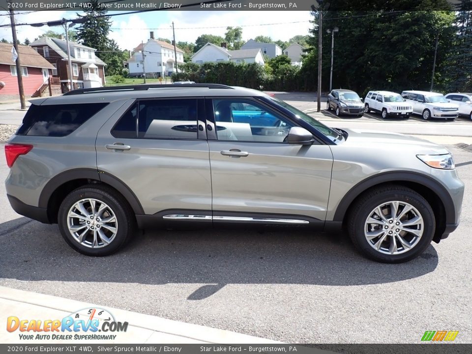 2020 Ford Explorer XLT 4WD Silver Spruce Metallic / Ebony Photo #7