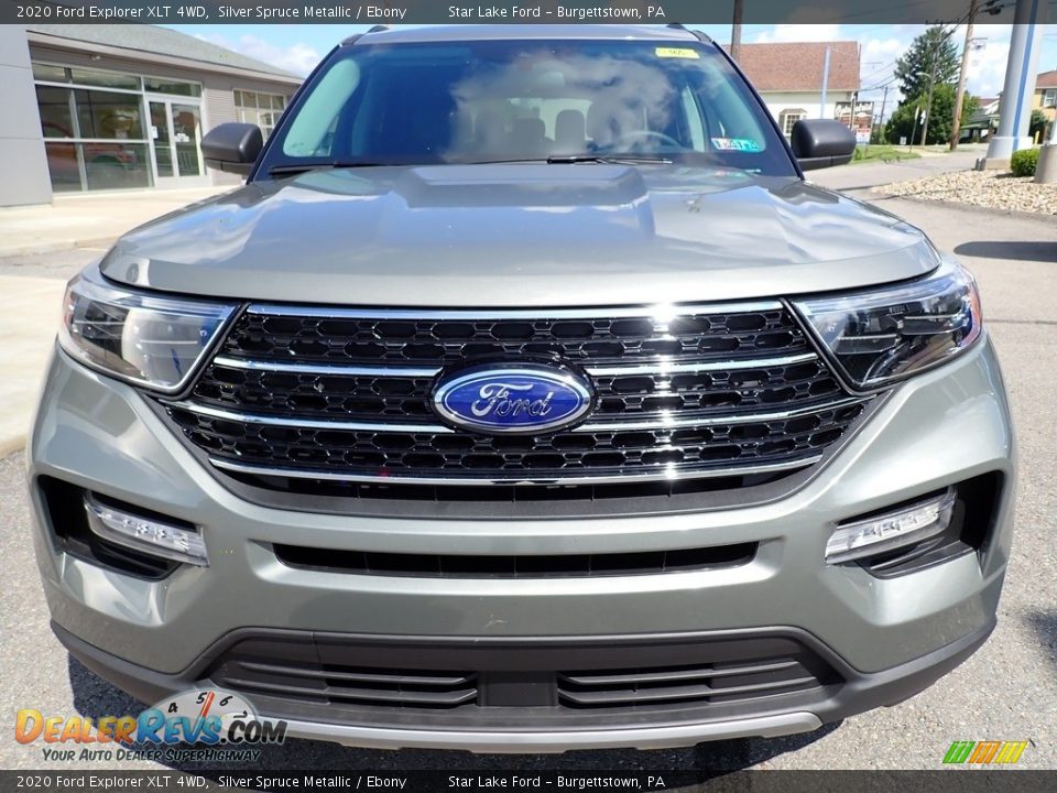 2020 Ford Explorer XLT 4WD Silver Spruce Metallic / Ebony Photo #9