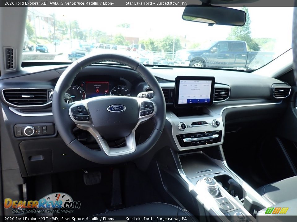 2020 Ford Explorer XLT 4WD Silver Spruce Metallic / Ebony Photo #12