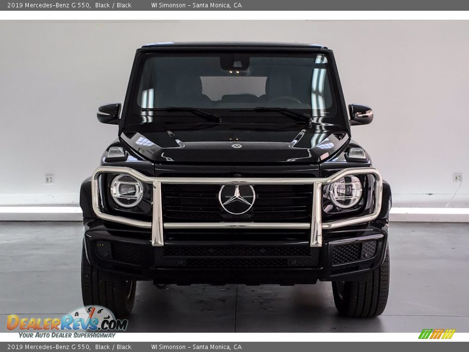 2019 Mercedes-Benz G 550 Black / Black Photo #2