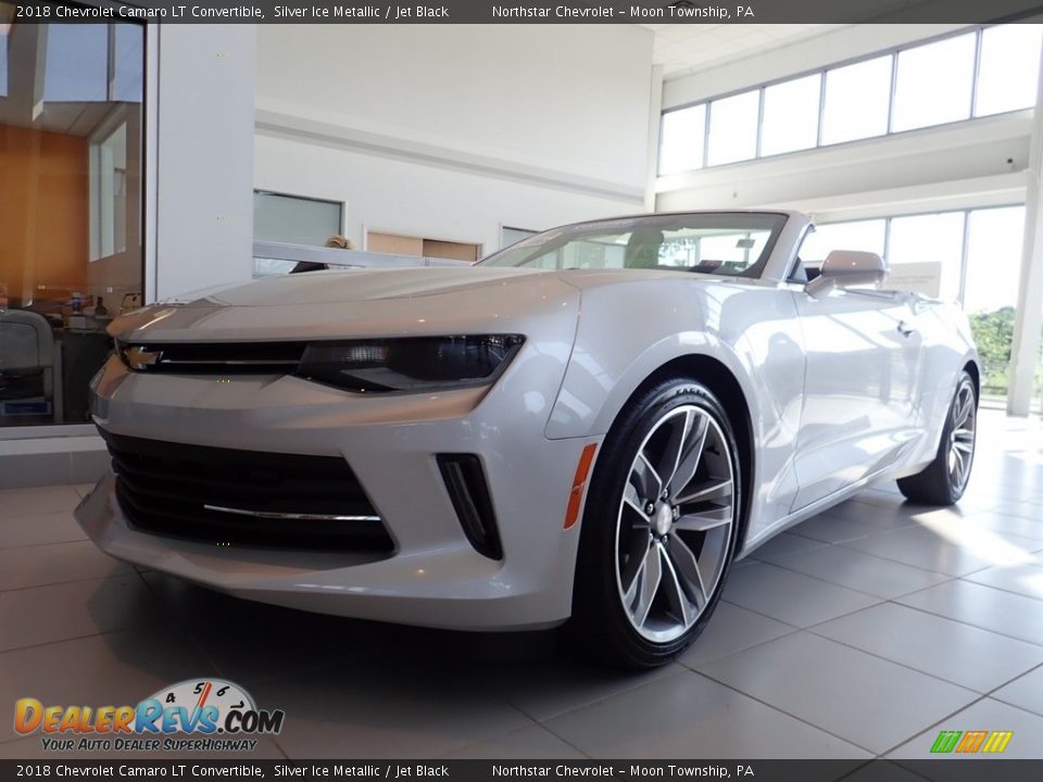 2018 Chevrolet Camaro LT Convertible Silver Ice Metallic / Jet Black Photo #2