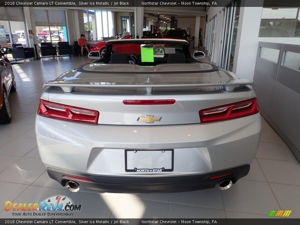 2018 Chevrolet Camaro LT Convertible Silver Ice Metallic / Jet Black Photo #5