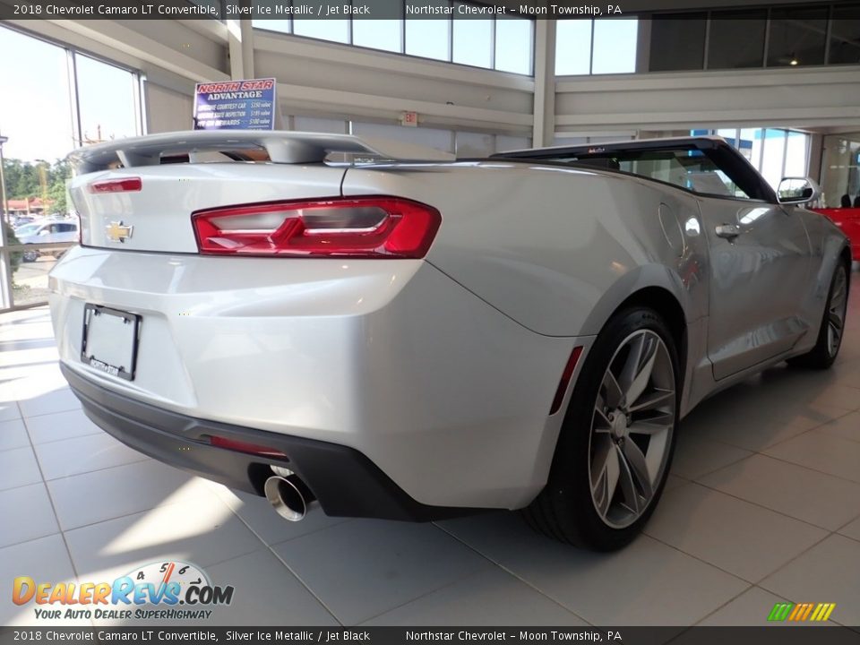 2018 Chevrolet Camaro LT Convertible Silver Ice Metallic / Jet Black Photo #6