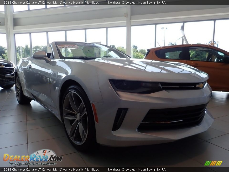 2018 Chevrolet Camaro LT Convertible Silver Ice Metallic / Jet Black Photo #7