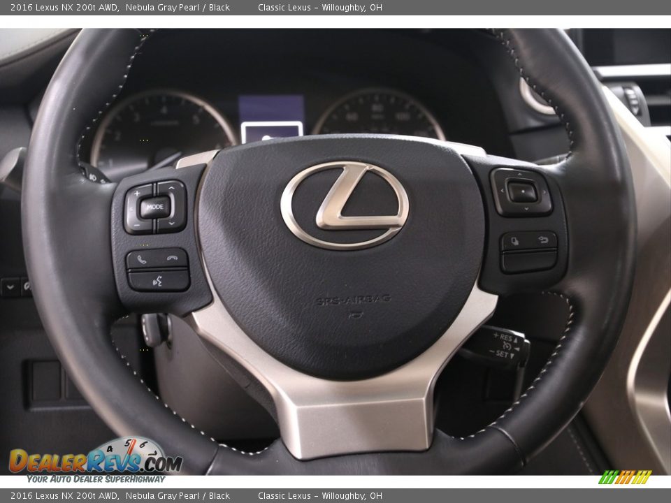 2016 Lexus NX 200t AWD Nebula Gray Pearl / Black Photo #9