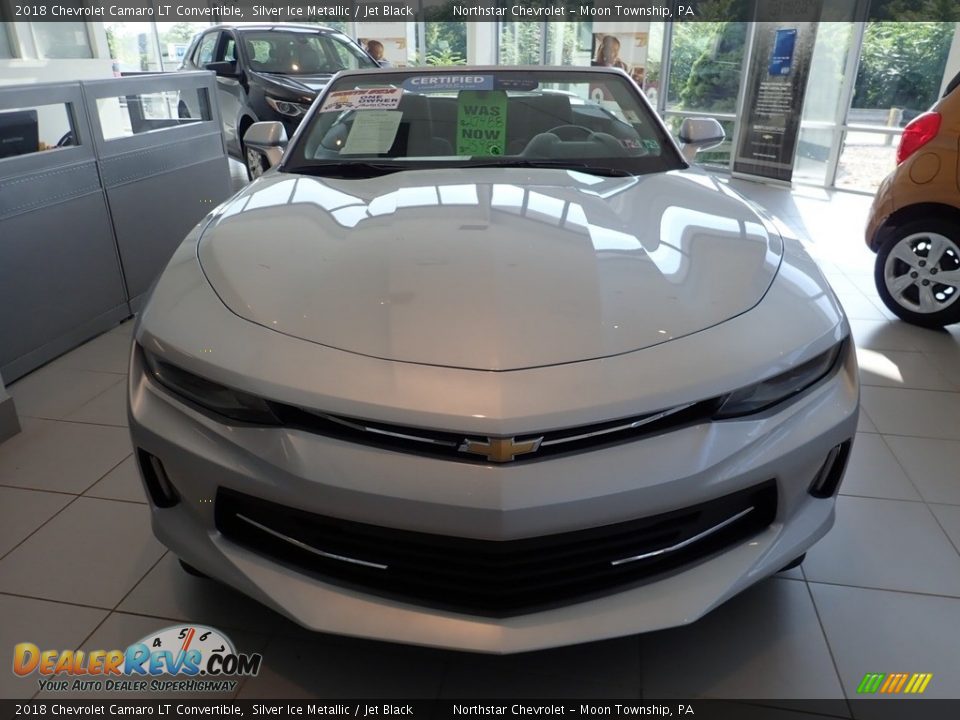 2018 Chevrolet Camaro LT Convertible Silver Ice Metallic / Jet Black Photo #8