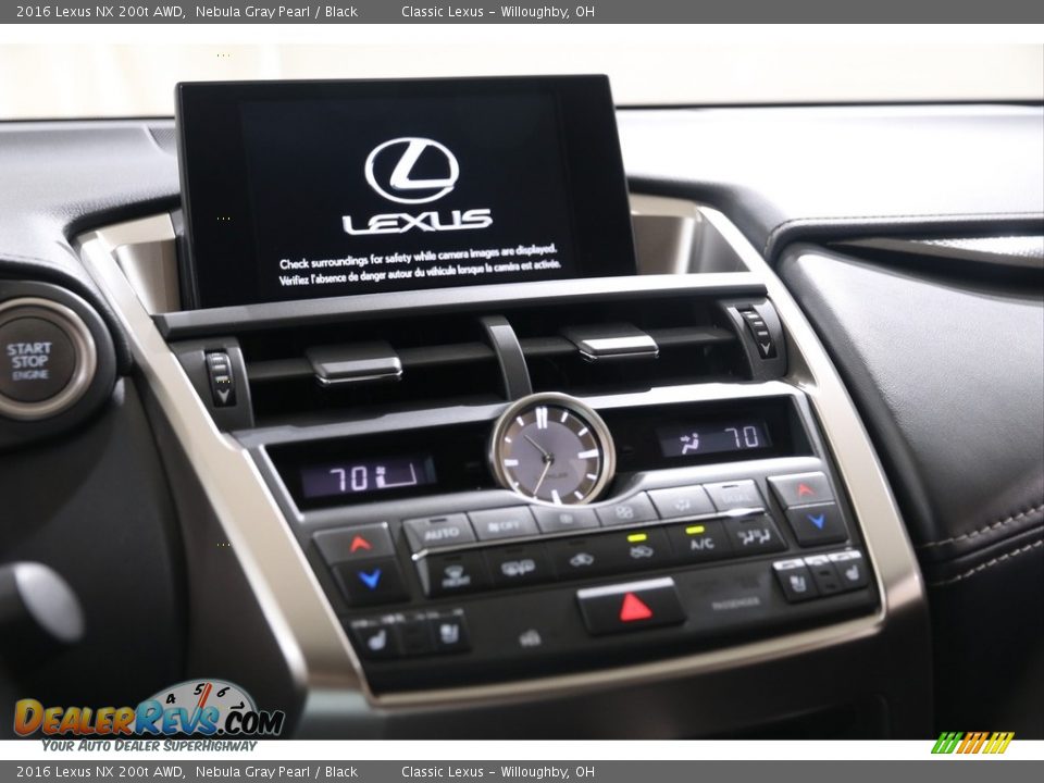2016 Lexus NX 200t AWD Nebula Gray Pearl / Black Photo #12