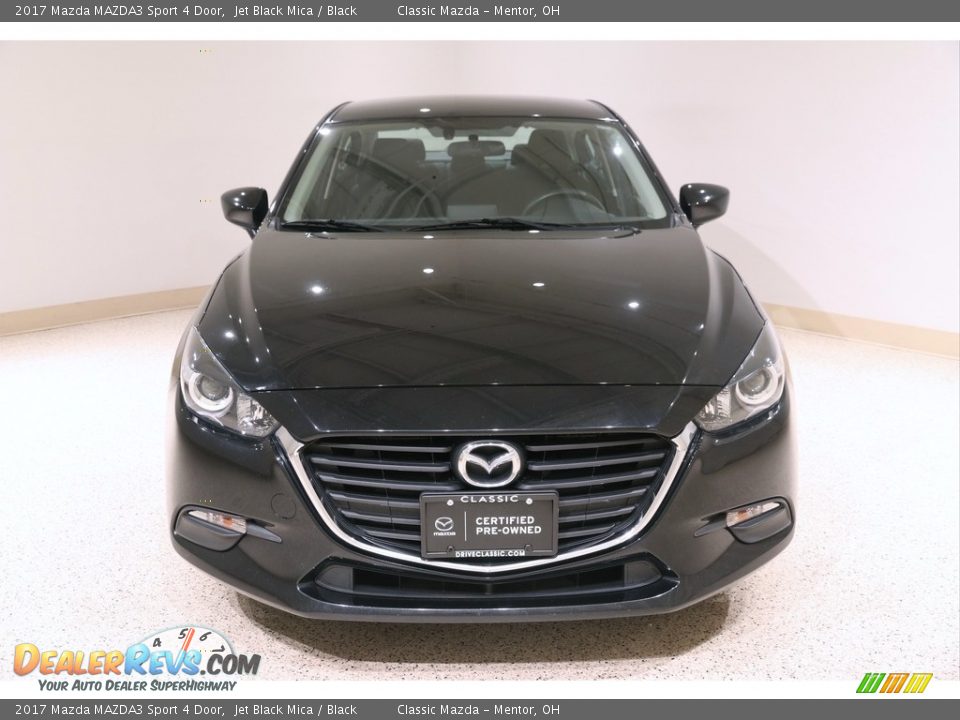 2017 Mazda MAZDA3 Sport 4 Door Jet Black Mica / Black Photo #2