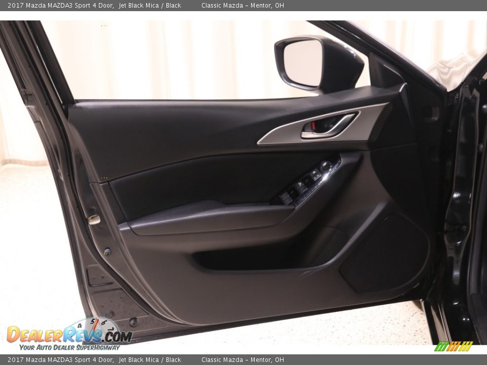 2017 Mazda MAZDA3 Sport 4 Door Jet Black Mica / Black Photo #4