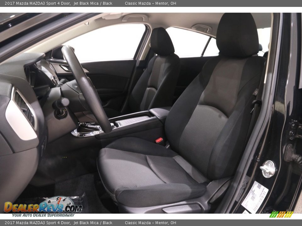 2017 Mazda MAZDA3 Sport 4 Door Jet Black Mica / Black Photo #5