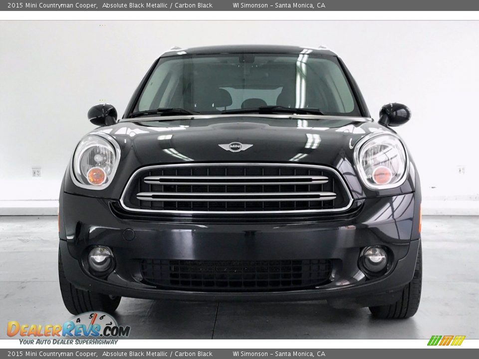 2015 Mini Countryman Cooper Absolute Black Metallic / Carbon Black Photo #2