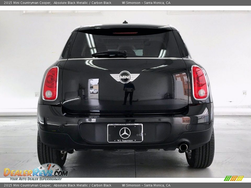2015 Mini Countryman Cooper Absolute Black Metallic / Carbon Black Photo #3
