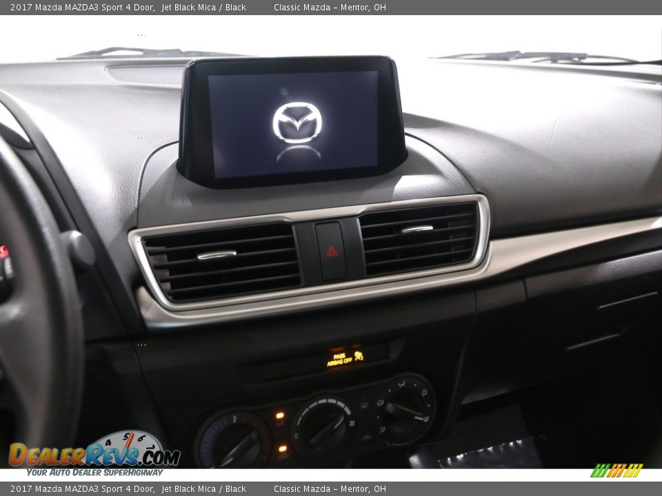 2017 Mazda MAZDA3 Sport 4 Door Jet Black Mica / Black Photo #9