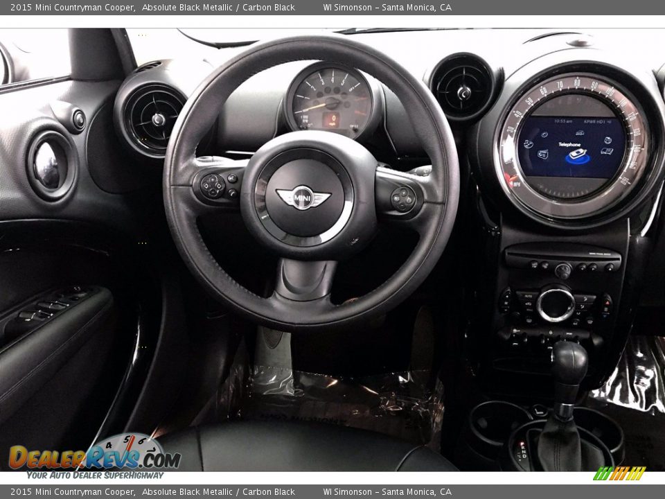 2015 Mini Countryman Cooper Absolute Black Metallic / Carbon Black Photo #4