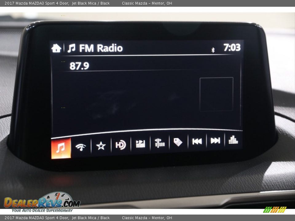 2017 Mazda MAZDA3 Sport 4 Door Jet Black Mica / Black Photo #12