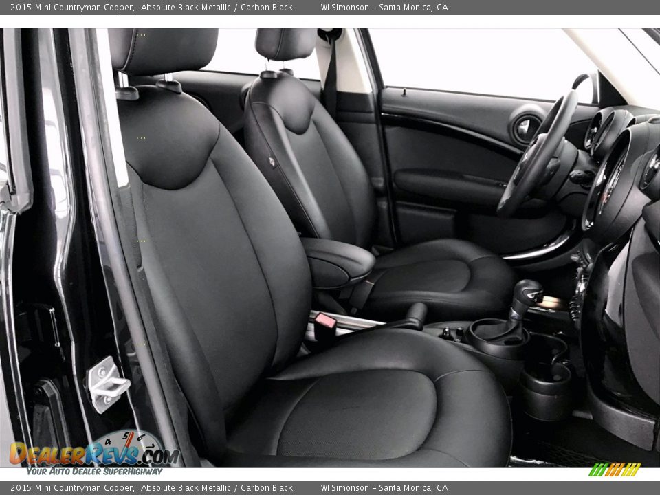 2015 Mini Countryman Cooper Absolute Black Metallic / Carbon Black Photo #6