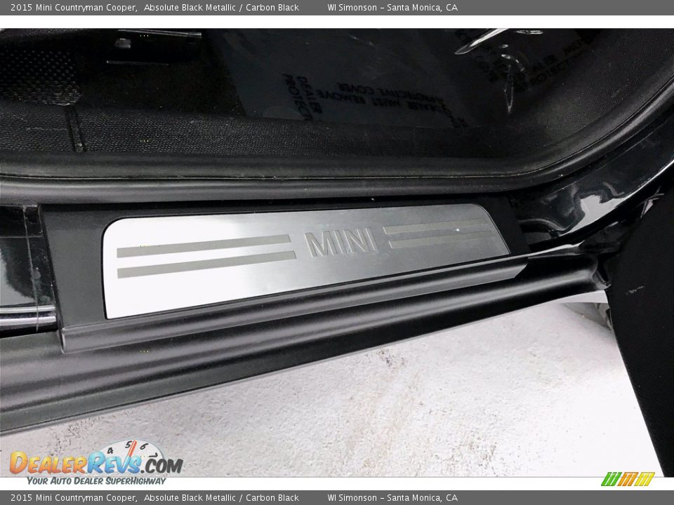 2015 Mini Countryman Cooper Absolute Black Metallic / Carbon Black Photo #7