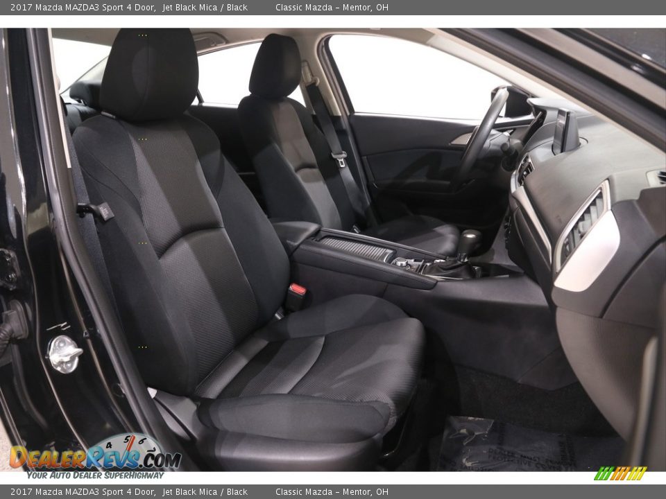 2017 Mazda MAZDA3 Sport 4 Door Jet Black Mica / Black Photo #17