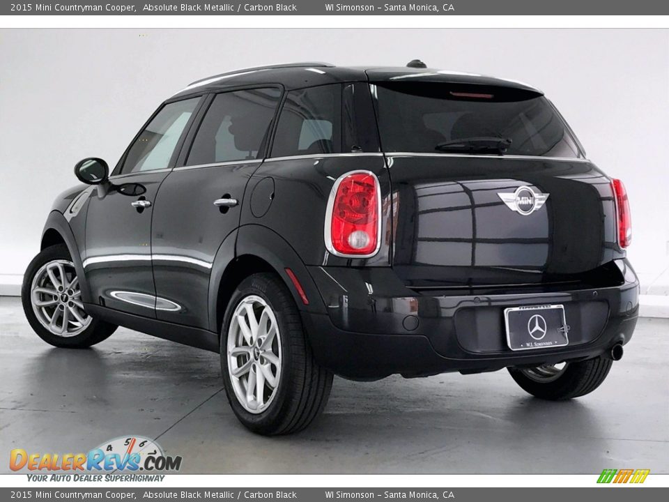 2015 Mini Countryman Cooper Absolute Black Metallic / Carbon Black Photo #10