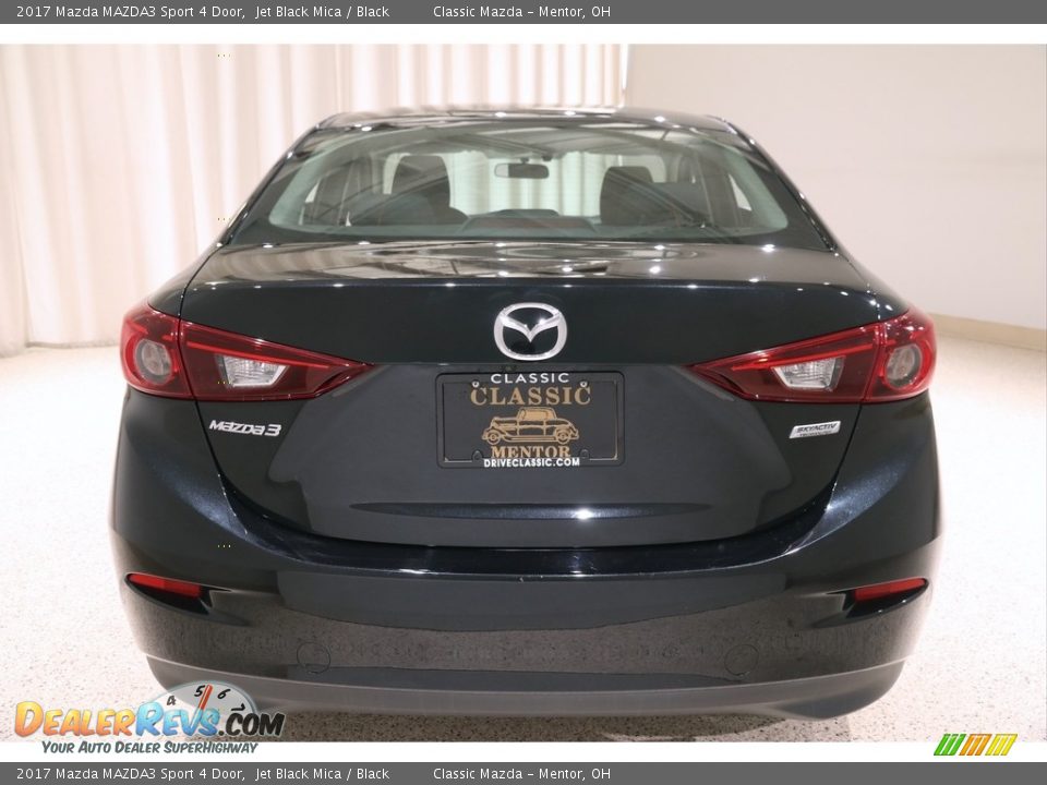 2017 Mazda MAZDA3 Sport 4 Door Jet Black Mica / Black Photo #20